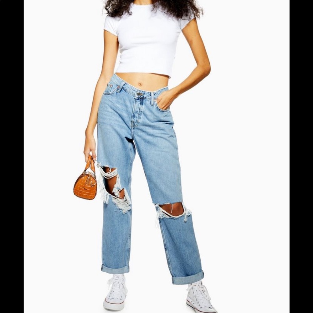 Topshop Super Ripped Hayden Jeans
